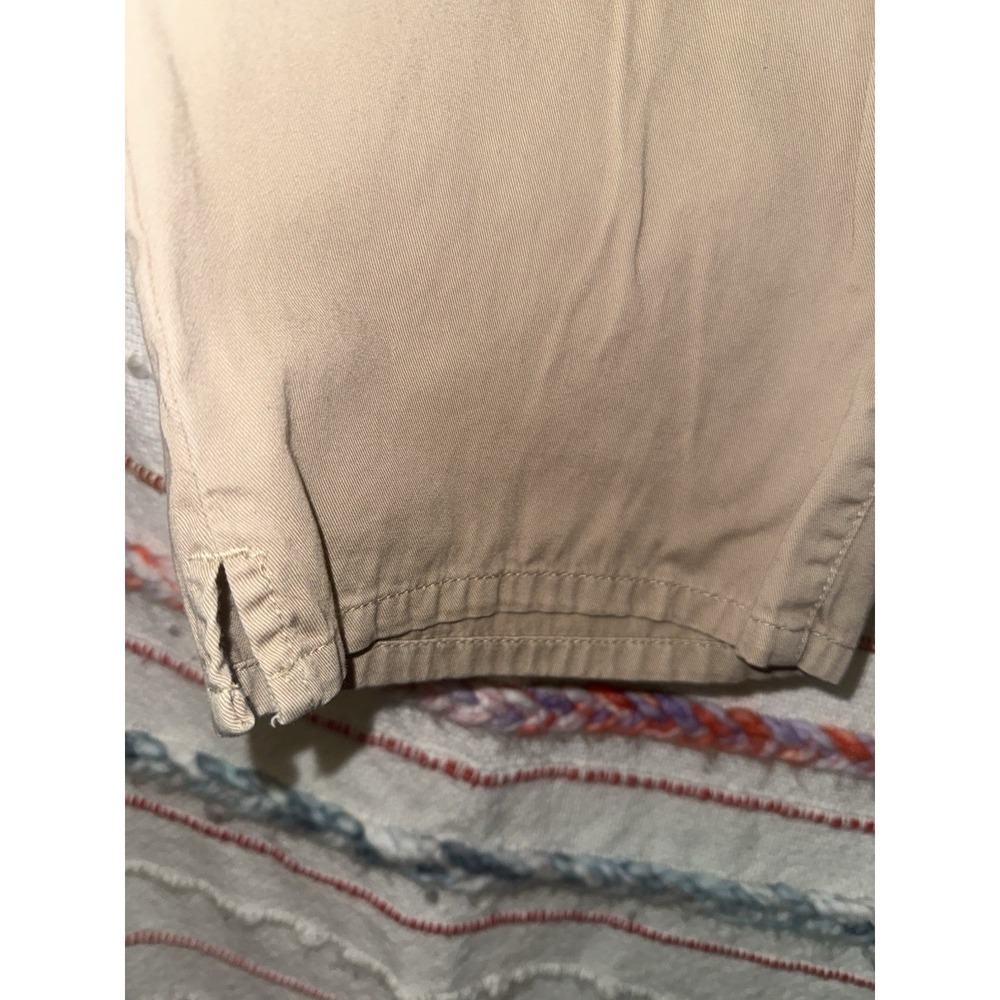 RALPH LAUREN LRL Jean Co. Classic Midcalf Khaki Tan Cotton Cropped Pants 20W - Picture 2 of 11